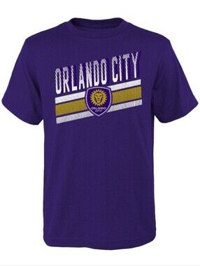Nwt MLS Orlando City Kids Soccer Tee
